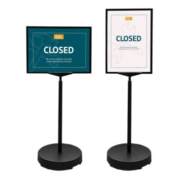 Slot-In Poster Stand