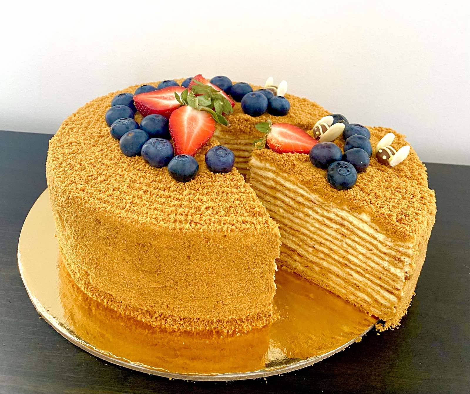 9. Original Honey Cake with 11 Thin Layers