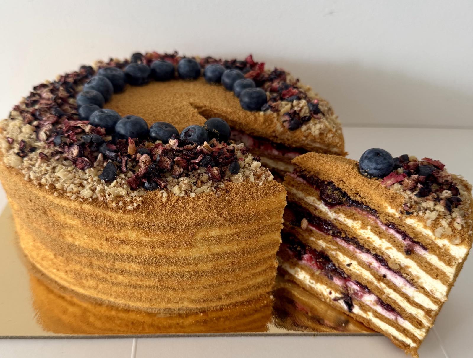 3. Blueberry-Blackcurrant Honey Cake