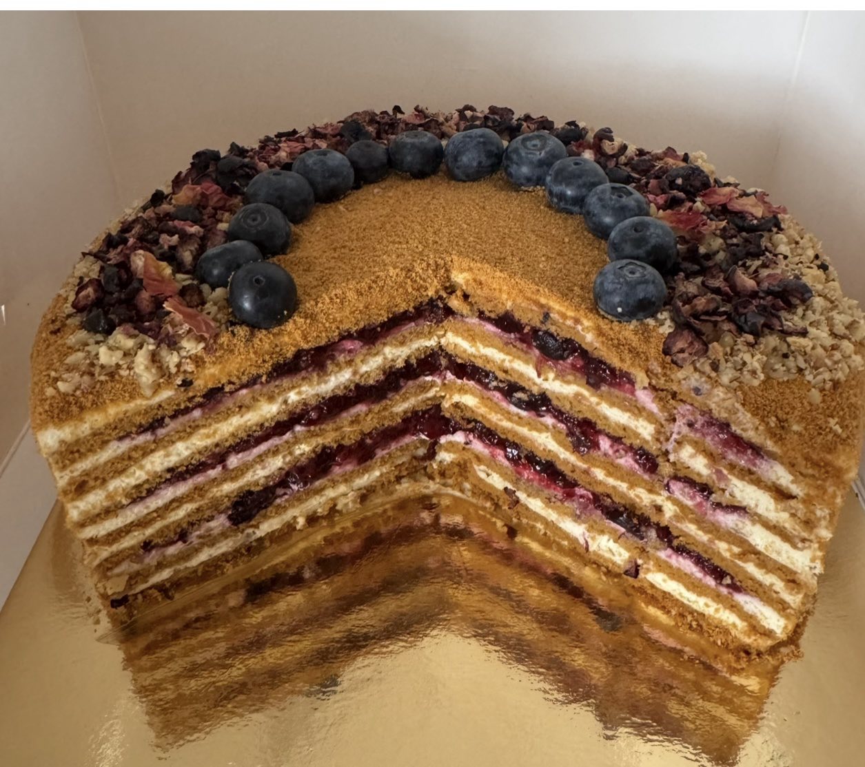 3. Blueberry-Blackcurrant Honey Cake