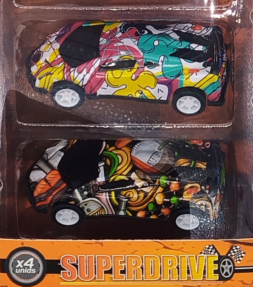 Superdrive - Ensemble de voitures miniatures