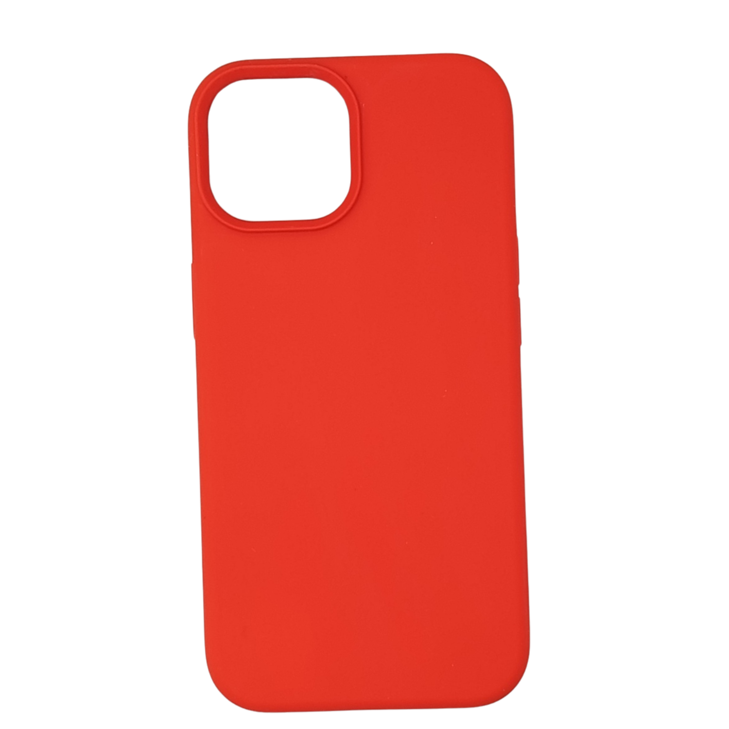 Coque Iphone 15 rouge silicone