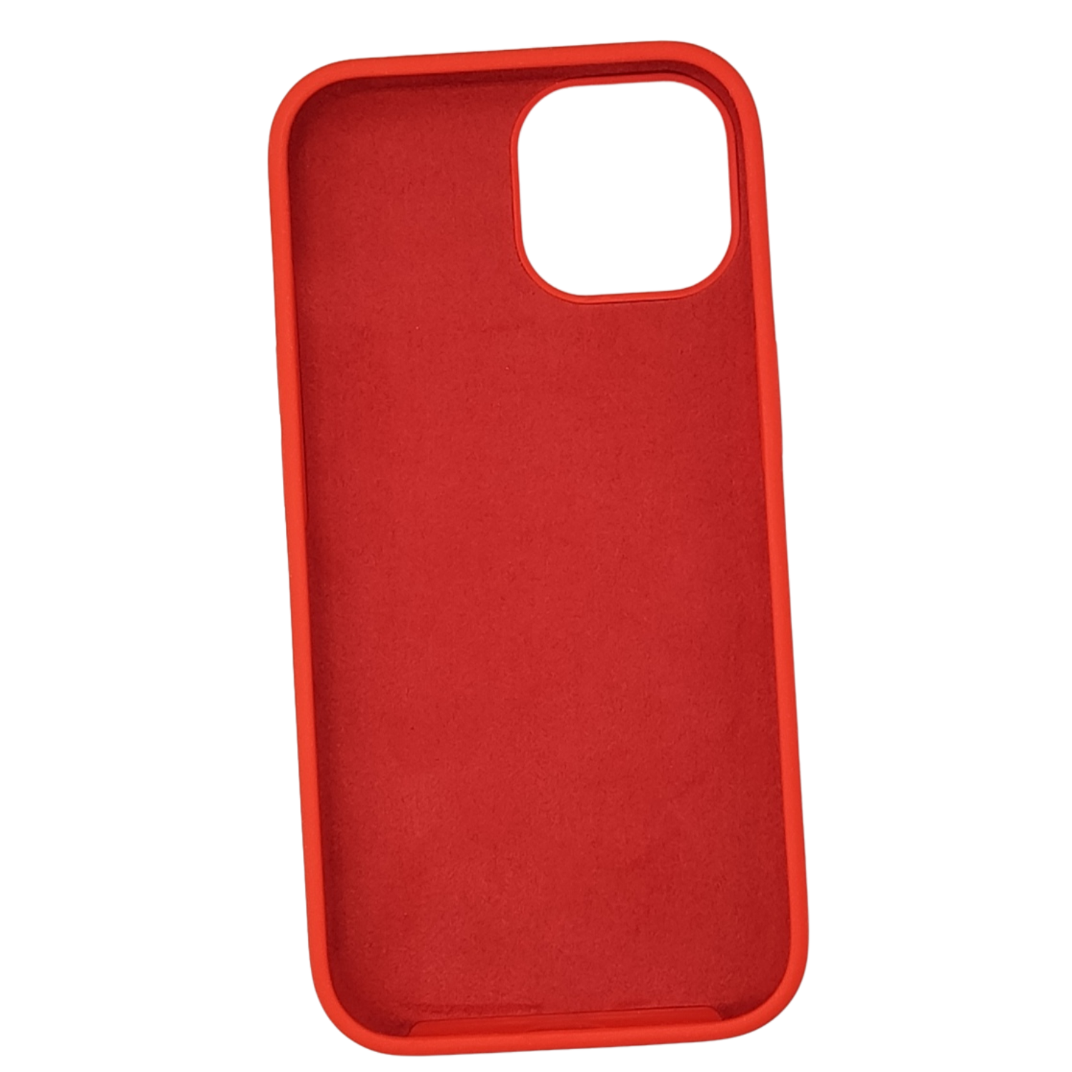 Coque Iphone 15 rouge silicone