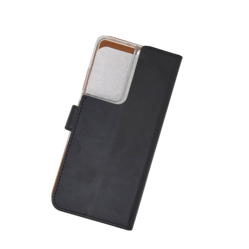Étui similicuir mat pour Galaxy S21 Ultra