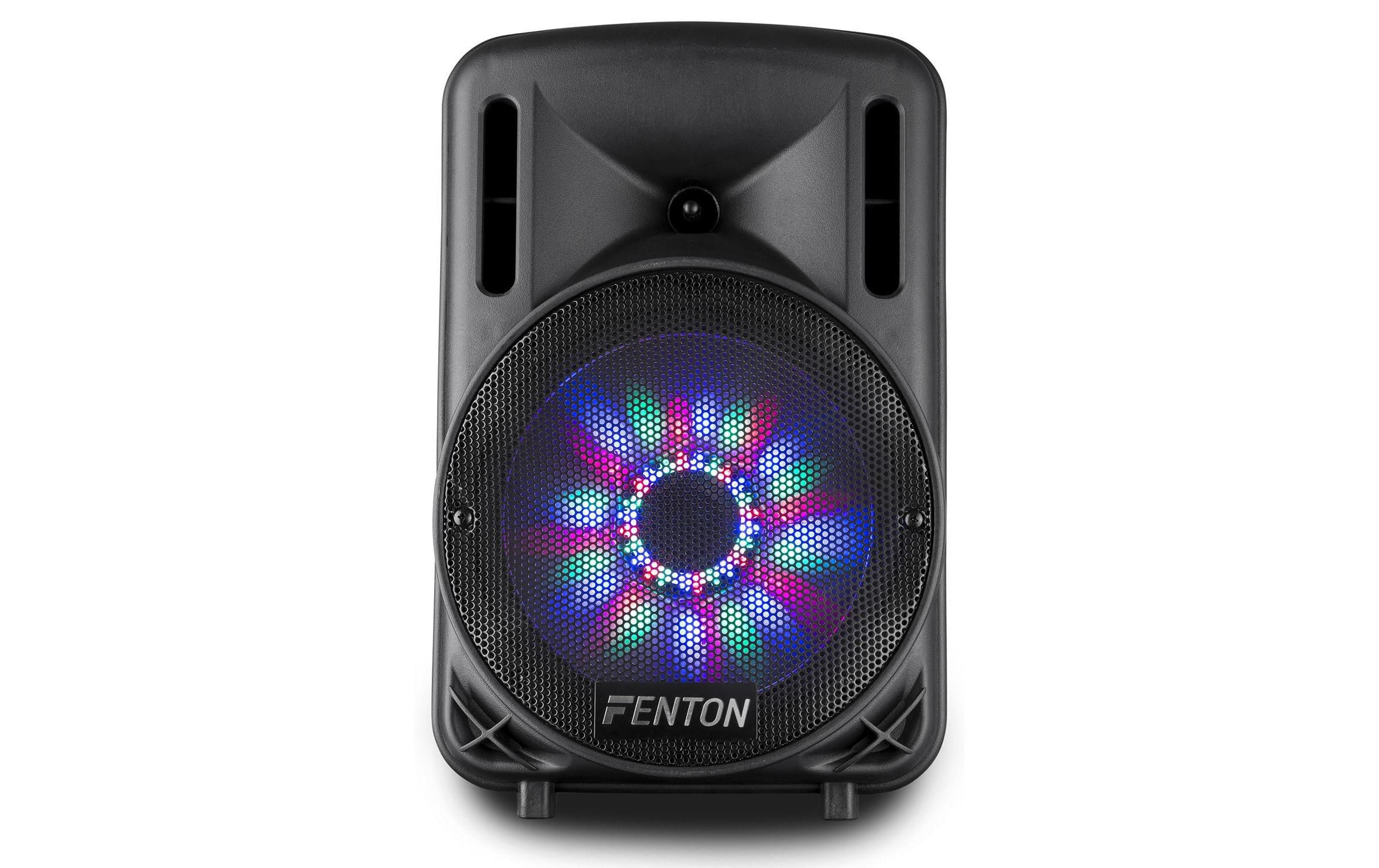 Fenton Haut-parleurs FT10LED Enceinte active sur roulettes