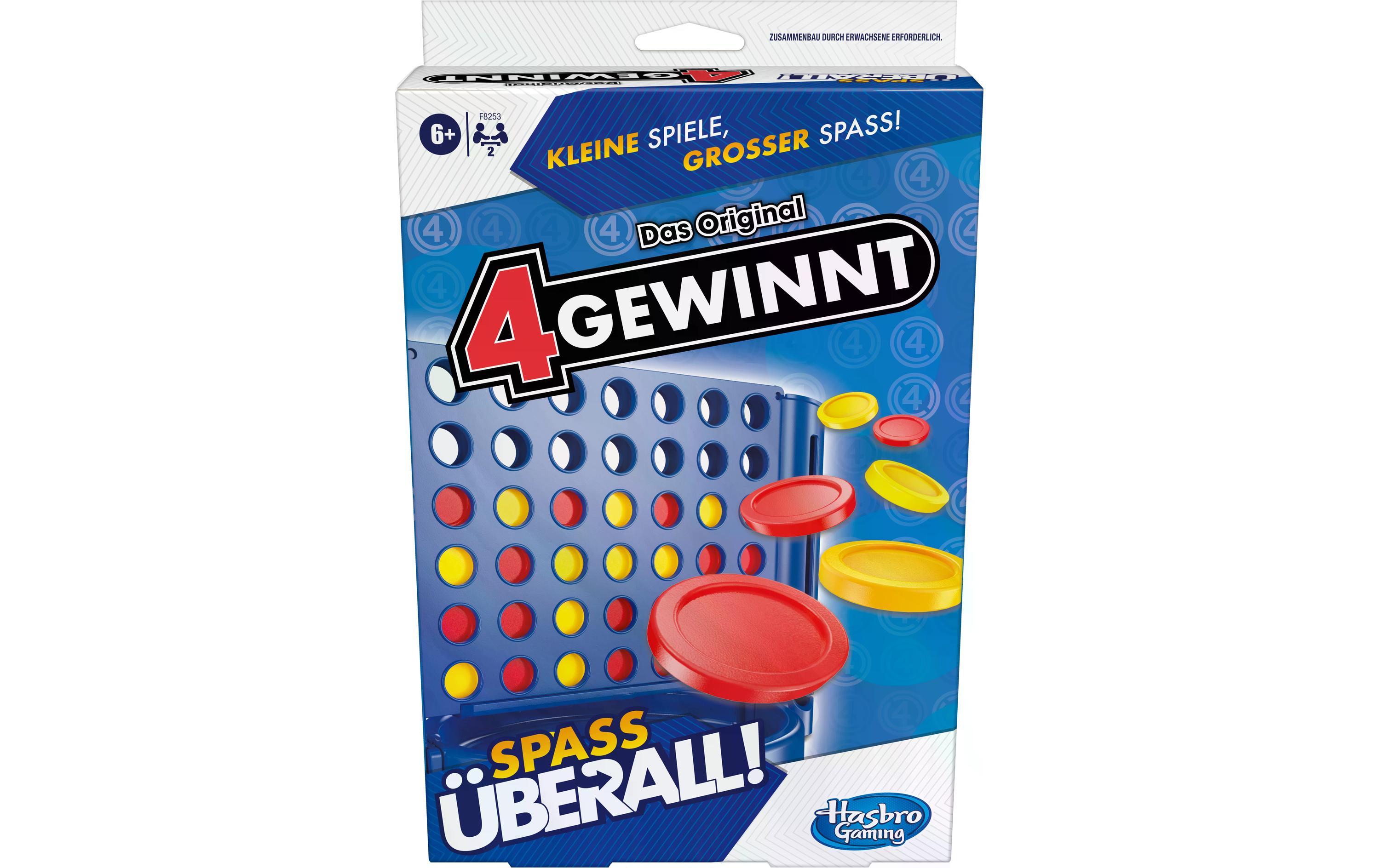 Hasbro Gaming Jeux pour la famille 4 gewinnt Kompakt -DE-