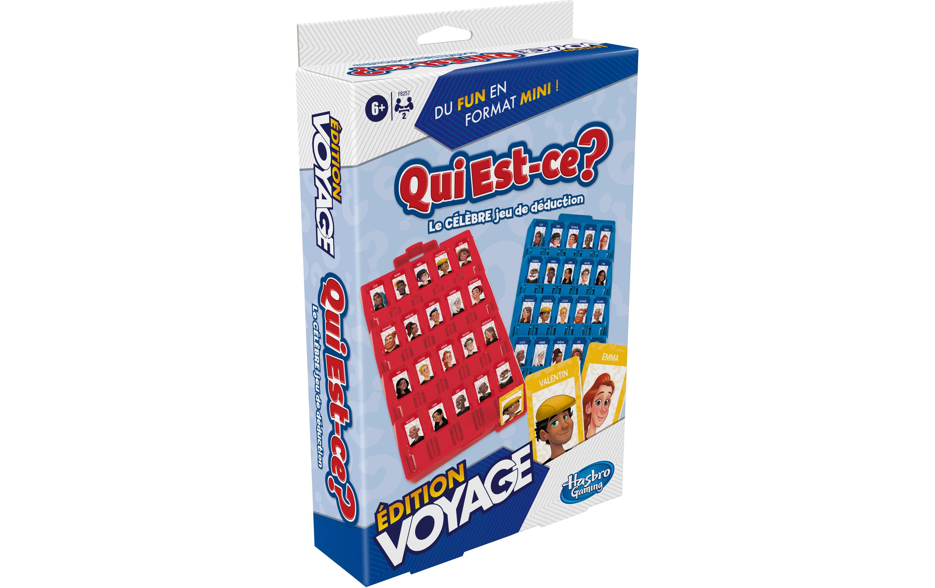 Hasbro Gaming Jeux pour la famille Qui Est-ce? Édition Voyage -FR-