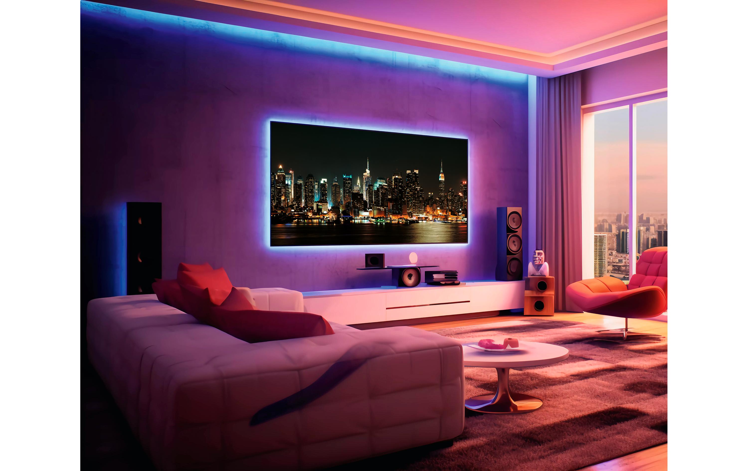 MAXXmee Bande LED à changement de couleur 4.5 m Multicolore