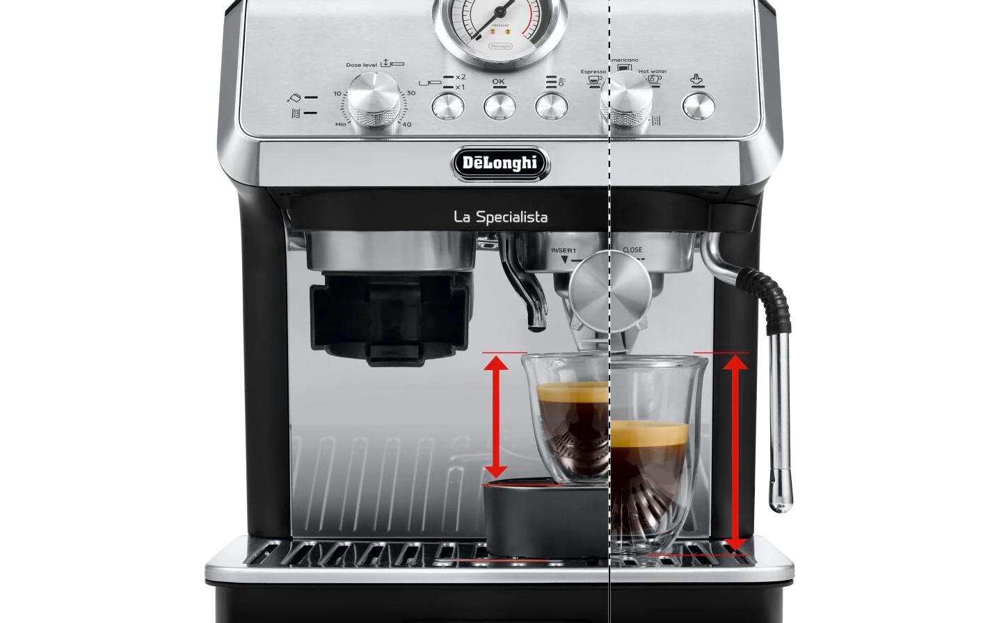 De'Longhi Machine à expresso EC9155.MB La Specialista Arte Argenté