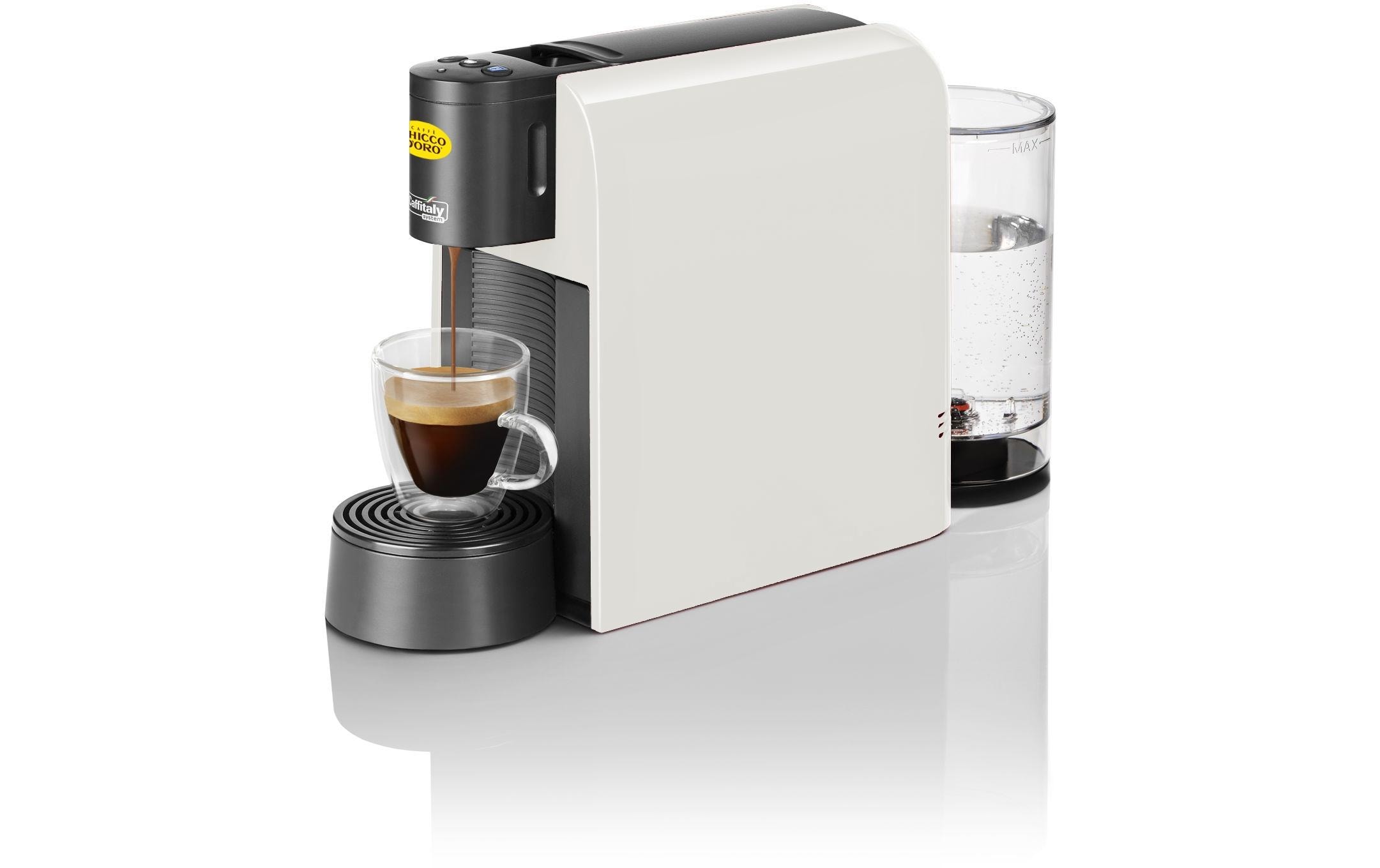 Chicco d'Oro Cafetière à capsules Caffitaly S33 Maia Blanc