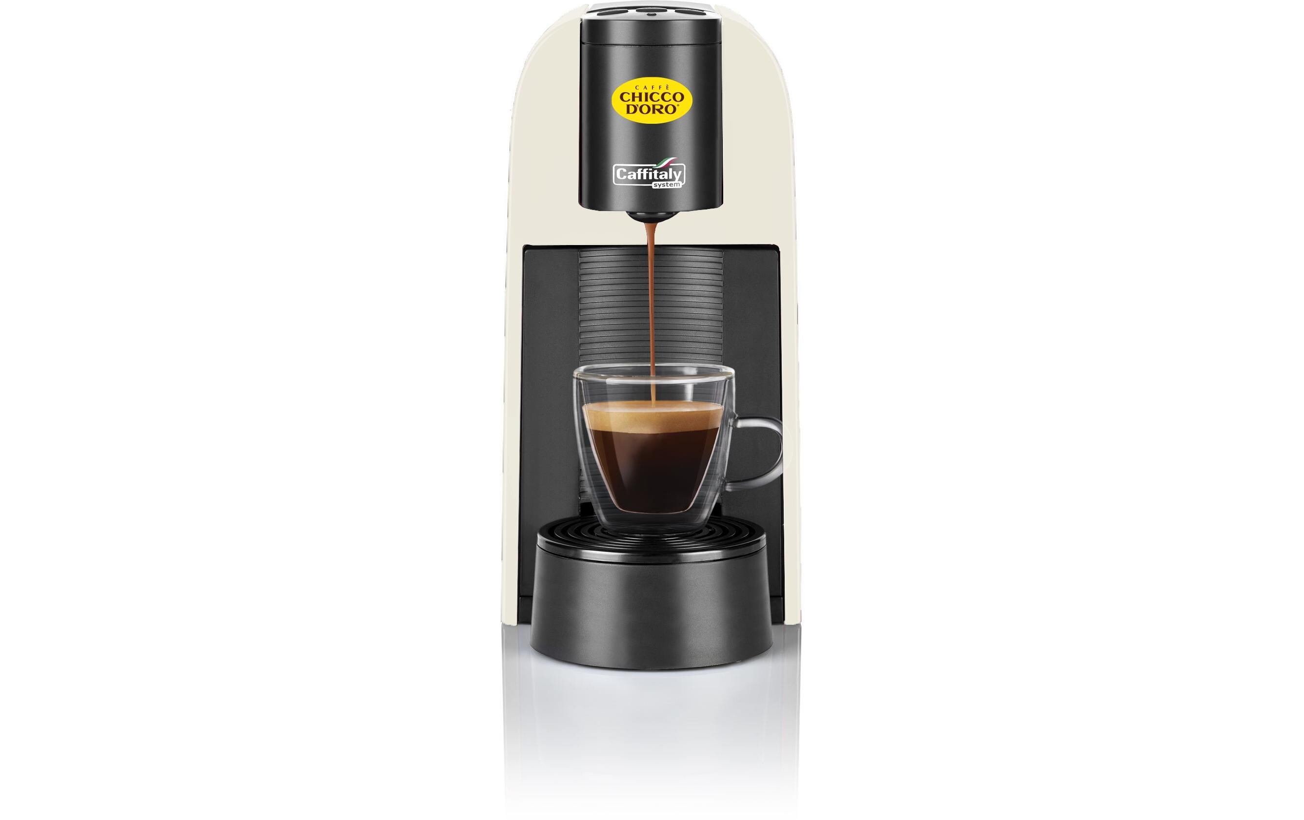 Chicco d'Oro Cafetière à capsules Caffitaly S33 Maia Blanc