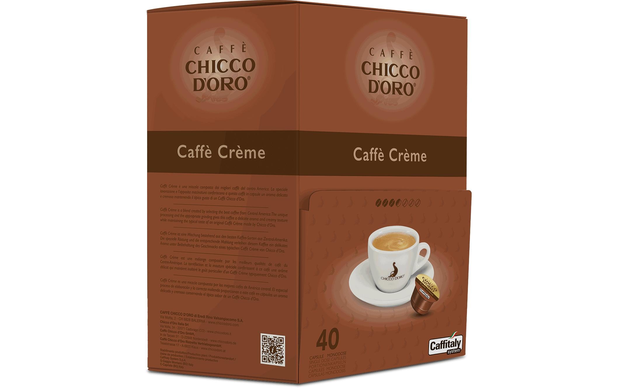 Chicco d'Oro Capsules de café Caffitaly System Caffè Crème 40 pièce