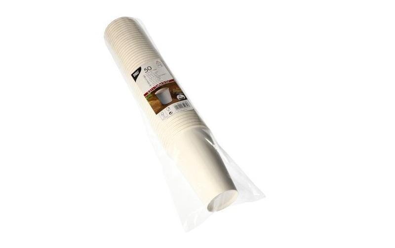 Papstar Tasses à café jetables Cardboard 300 ml 50 Pièce/s, Blanc