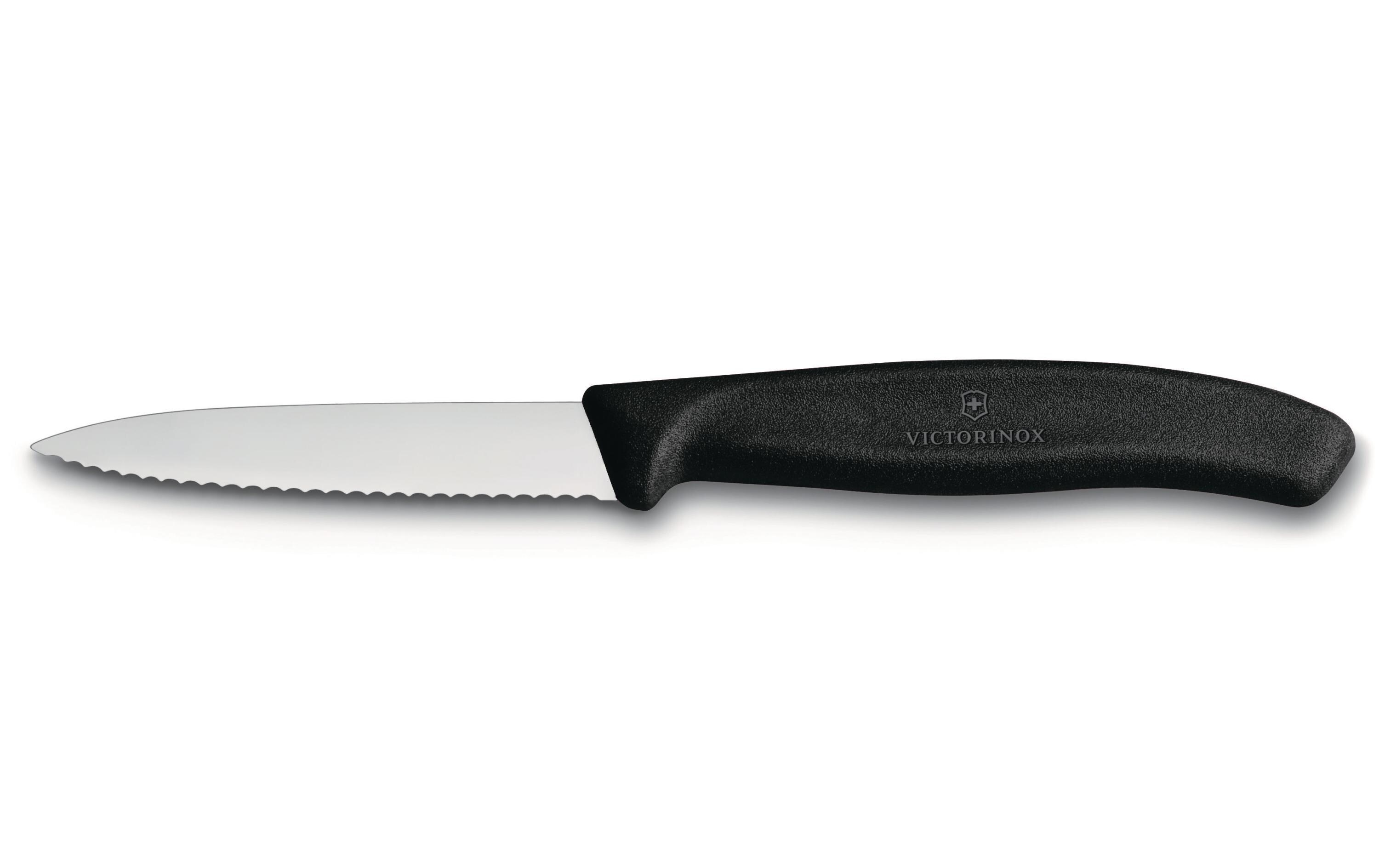 Victorinox Couteau à légumes 8 cm, noir