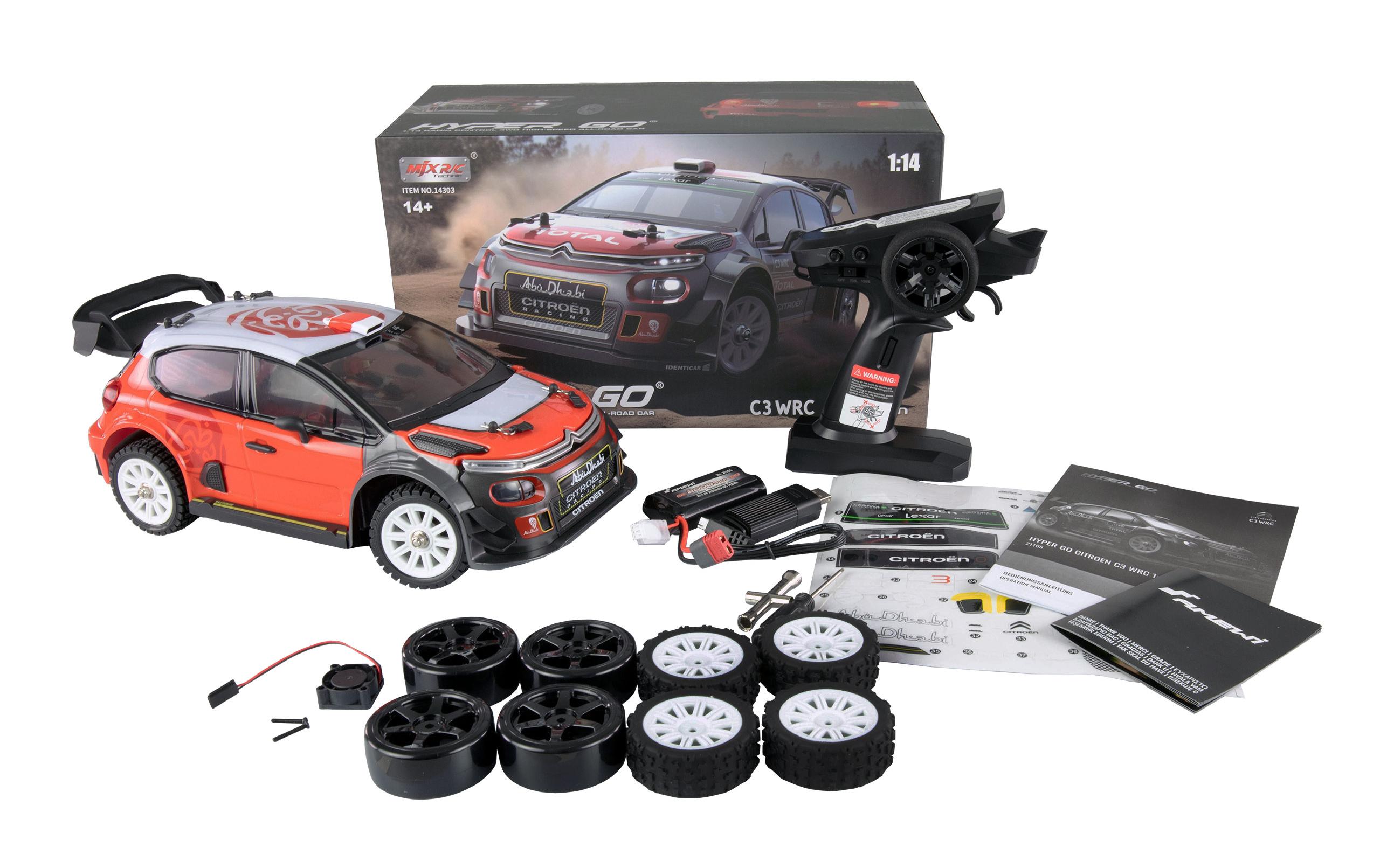 Amewi Rallye Hyper Go Citroen C3 WRC Brushless RTR, 1:14