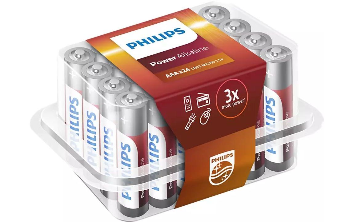 Philips Pile Power Alkaline AAA 24 Pièce/s