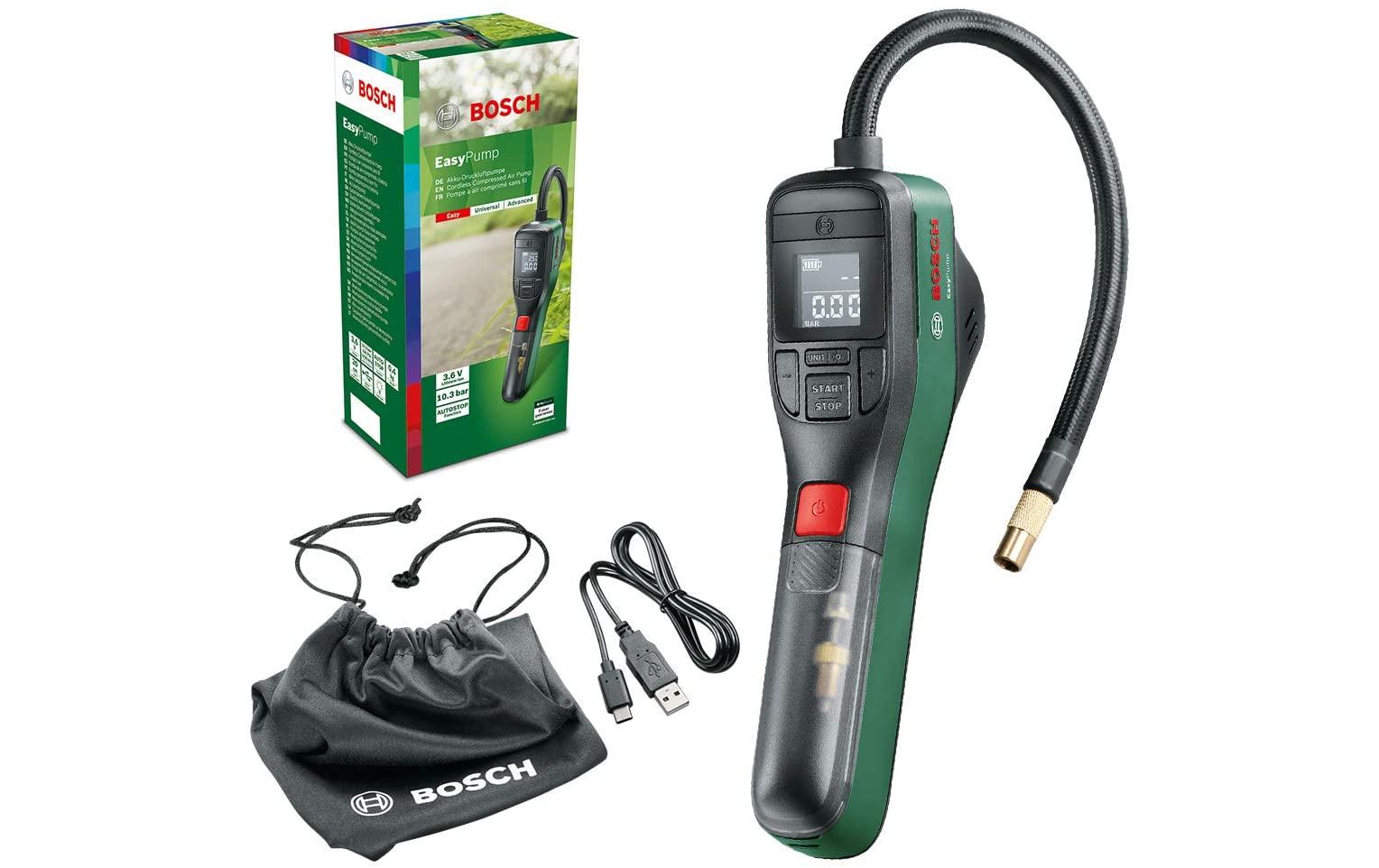 Bosch Pompe à air alimentée par batterie EasyPump 3.6 V