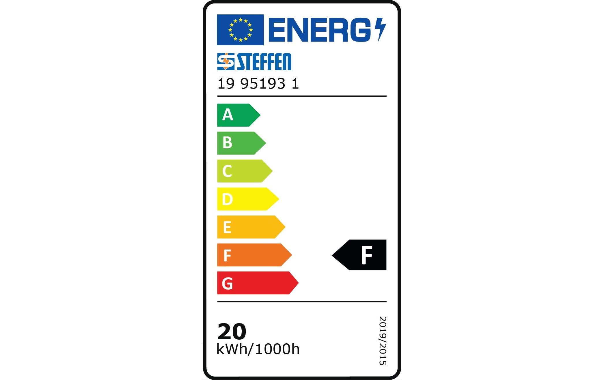 STEFFEN Projecteurs sans fil WORKLIGHT LED 20 W