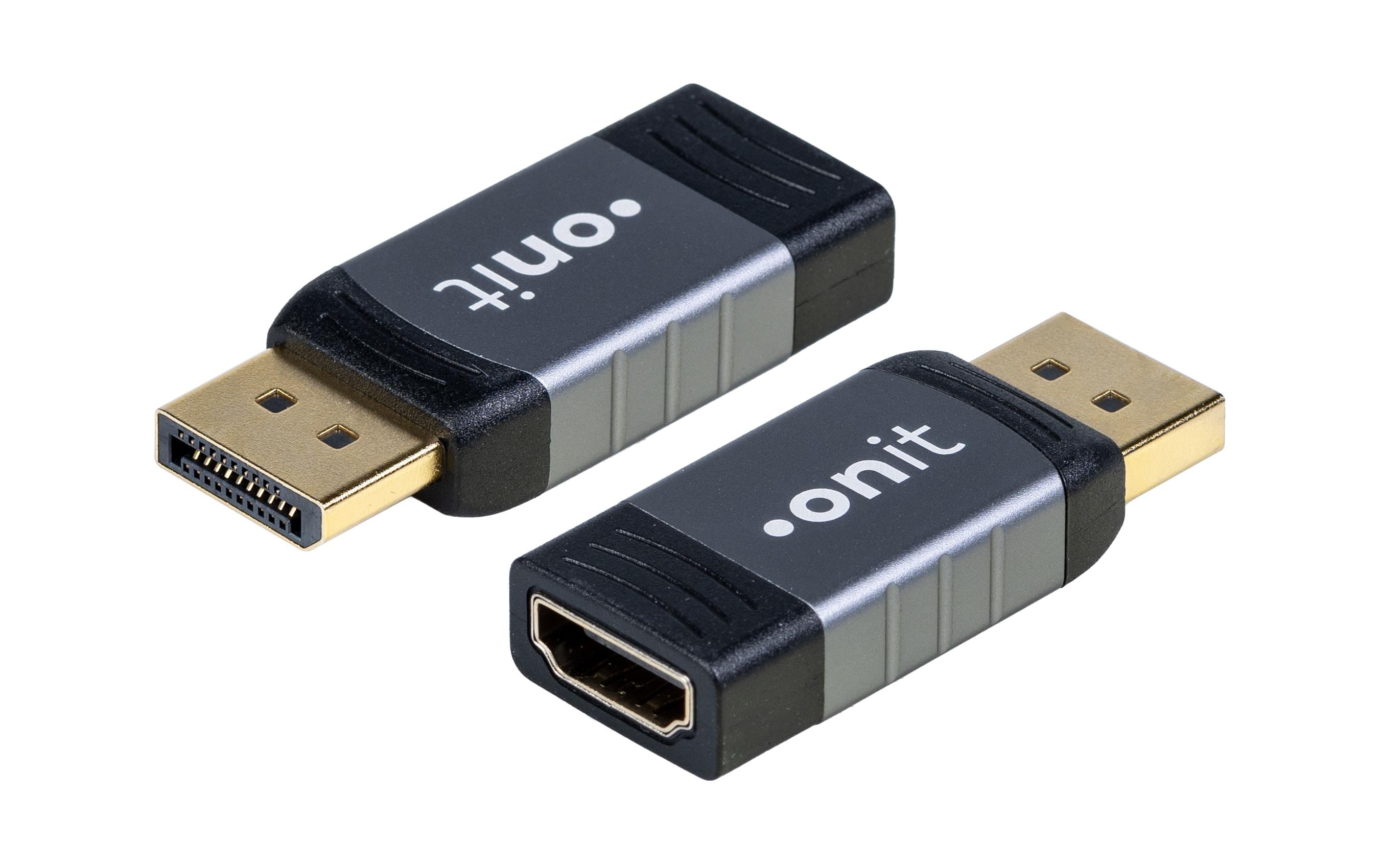 onit Adaptateur DisplayPort - HDMI, 1 pièce