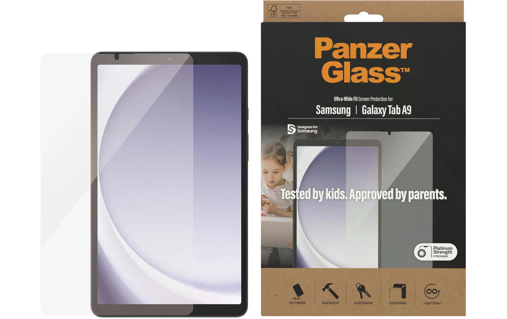 Panzerglass Films protecteurs pour tablettes Ultra Wide Fit Galaxy