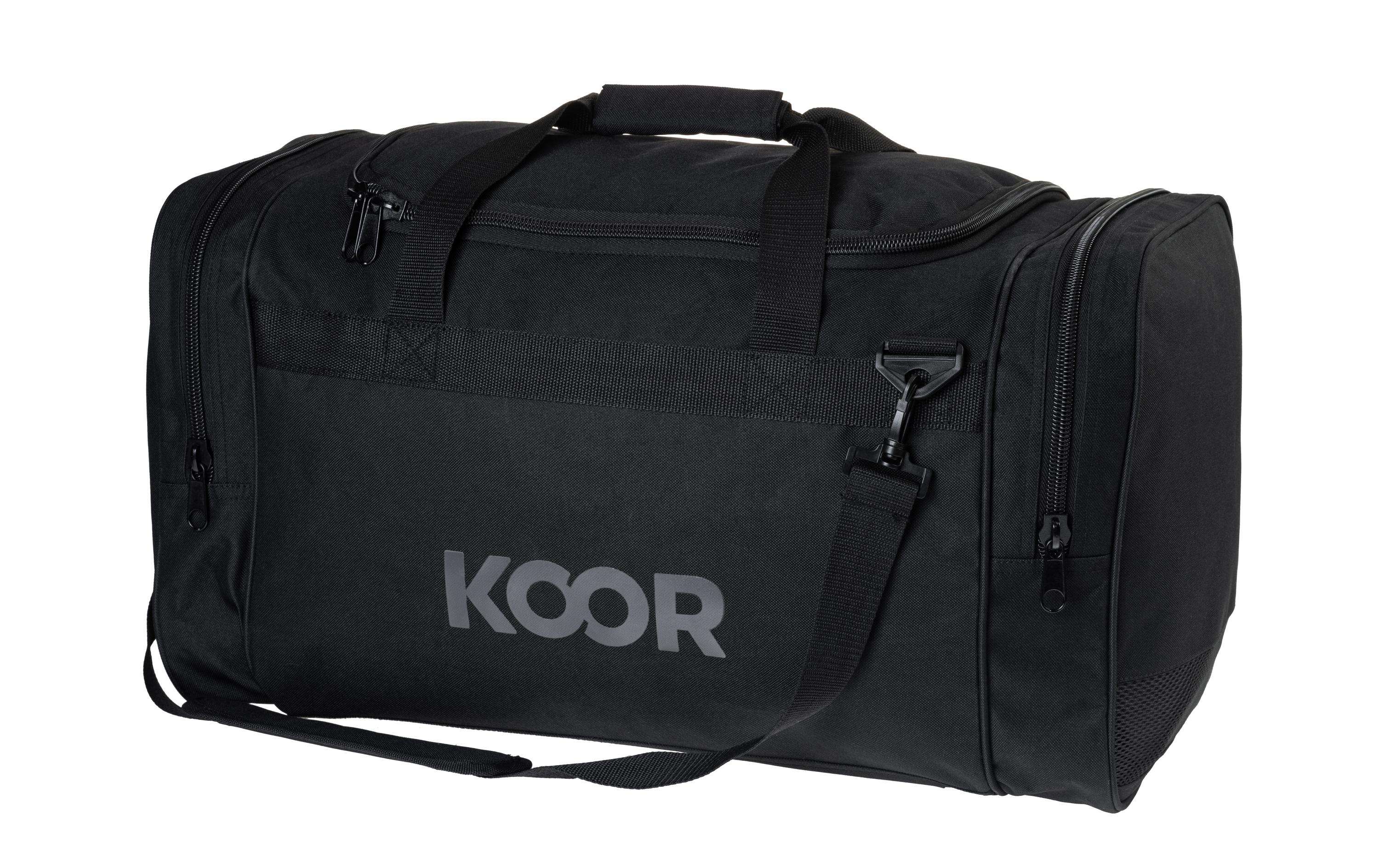 KOOR Sac de sport 55L Noir