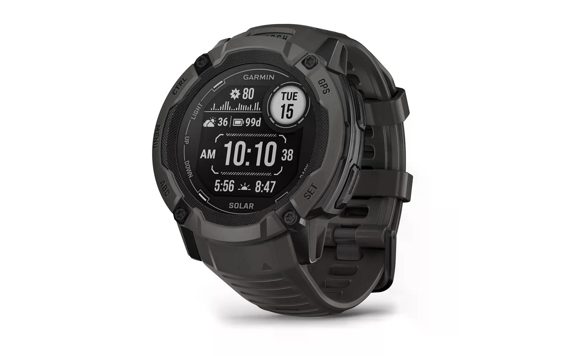 GARMIN Montre de sport Instinct 2X Solar Graphite
