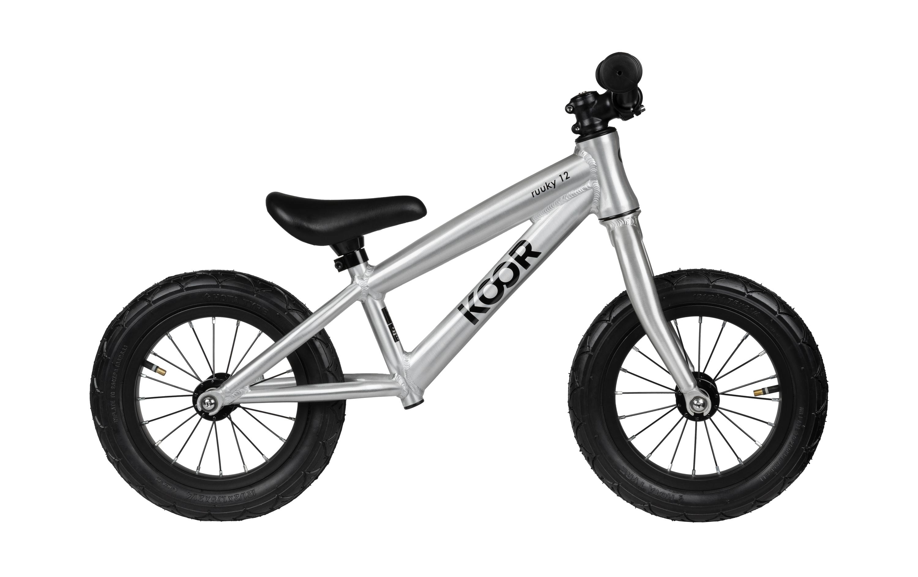 KOOR Draisiennes pour enfant Ruuky 12 Sportivo 3.4 kg Argenté
