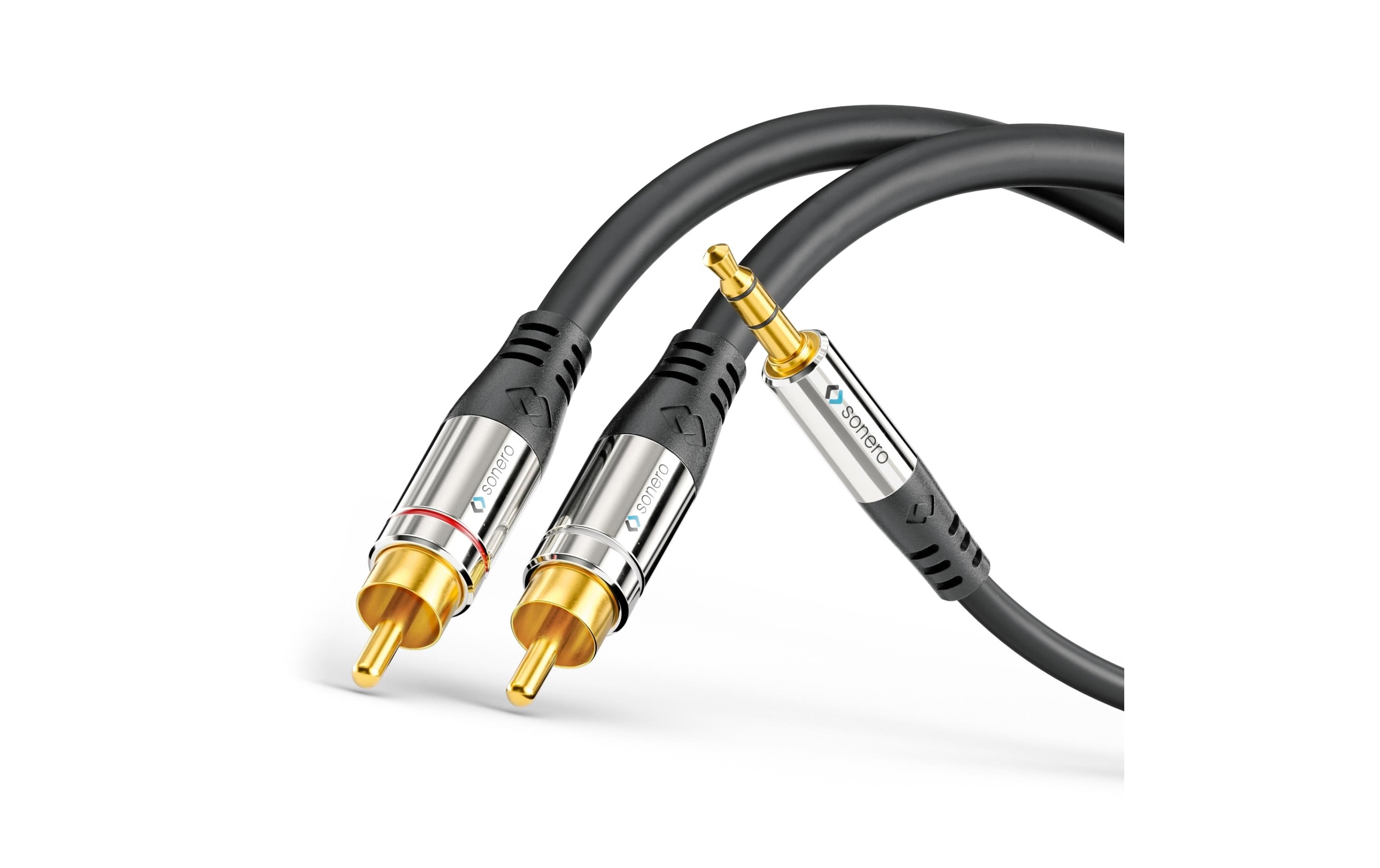 sonero Câble audio jack 3.5 mm - Cinch 2 m