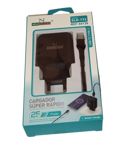 Chargeur USB-C 1m "New science"