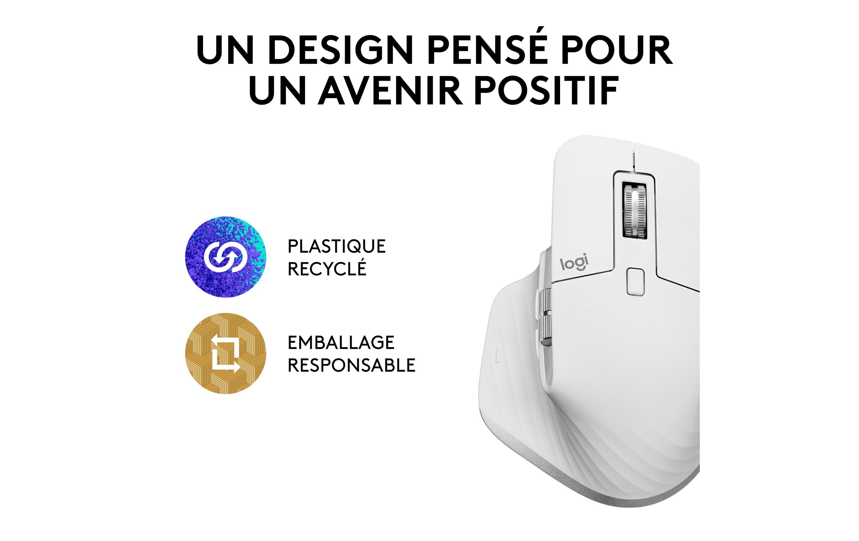 Logitech Souris MX Master 3S Pale Grey
