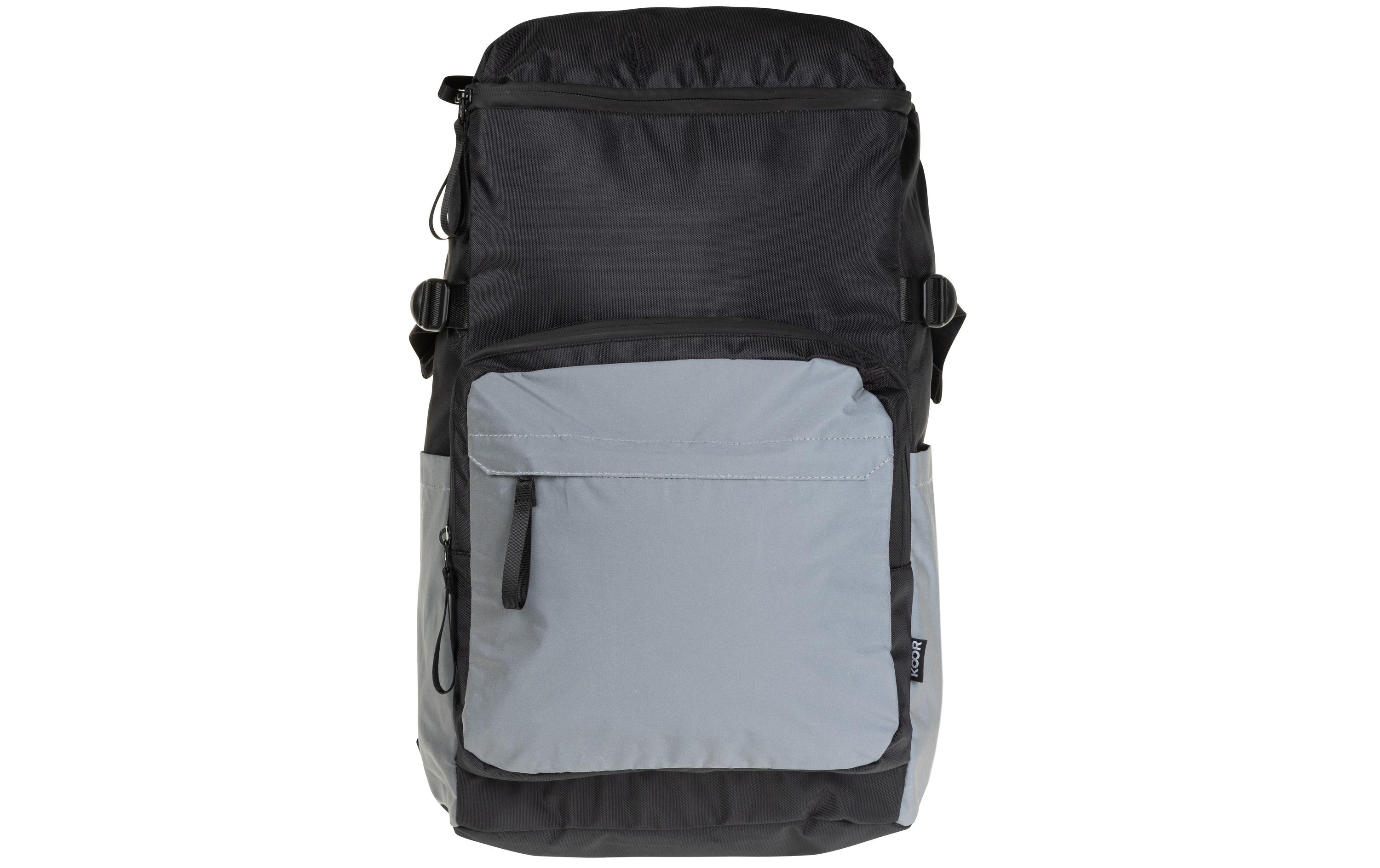 KOOR Sac à dos Veedi Reflective 30 l, Noir
