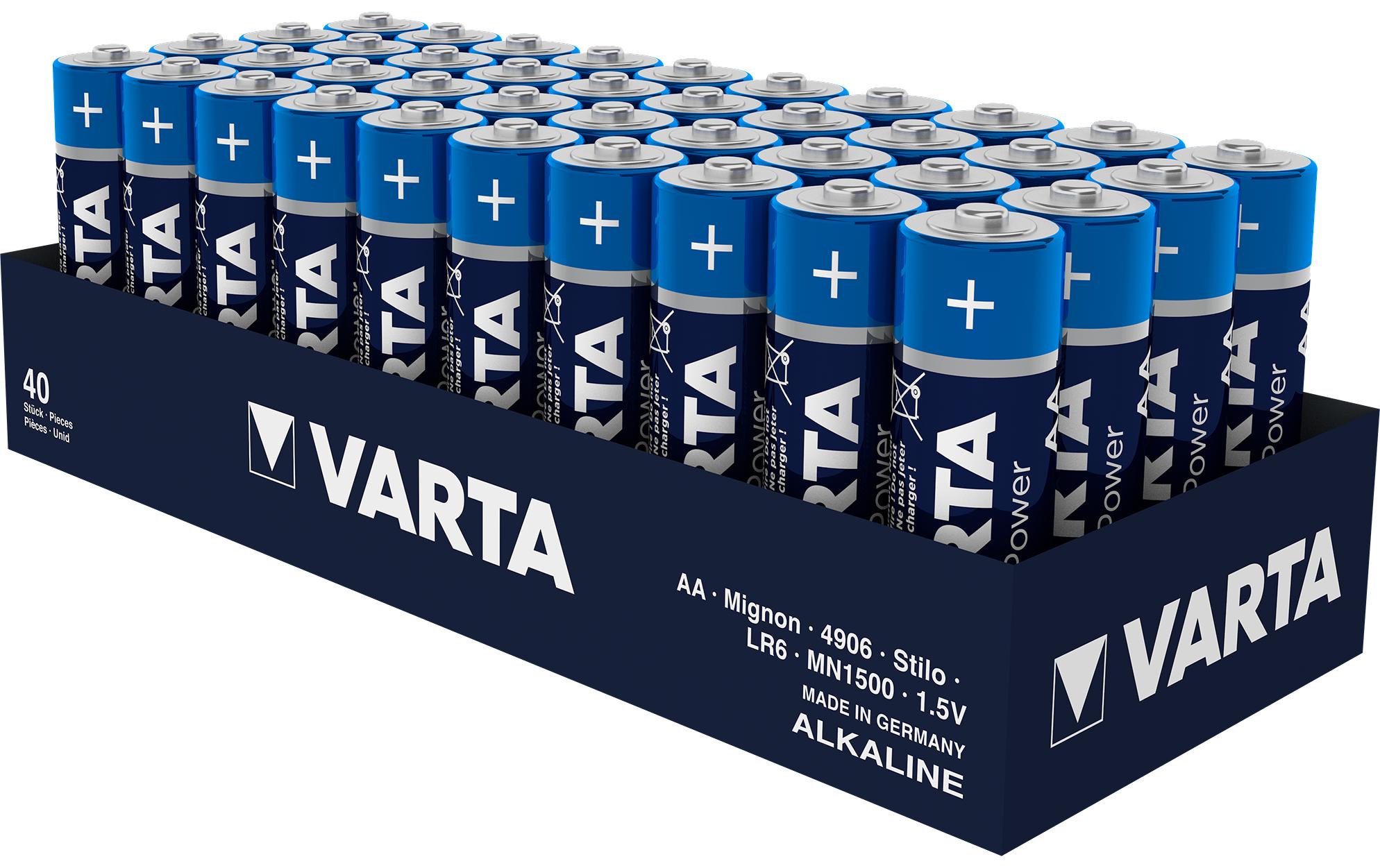 Varta Pile Longlife Power AA , 40 Pièce/s