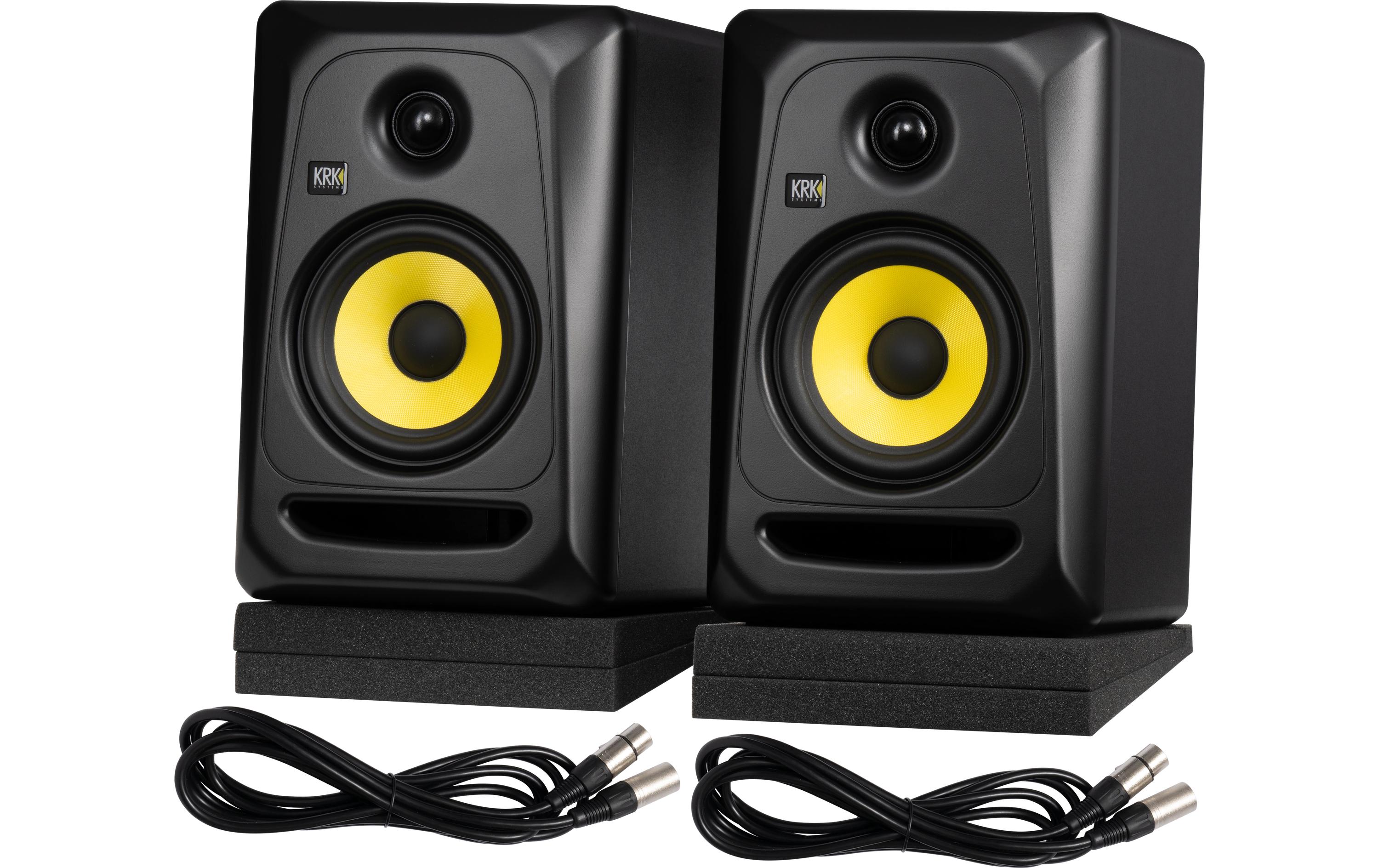 KRK Moniteurs de studio ROKIT 5 G3 Classic Pack Noir