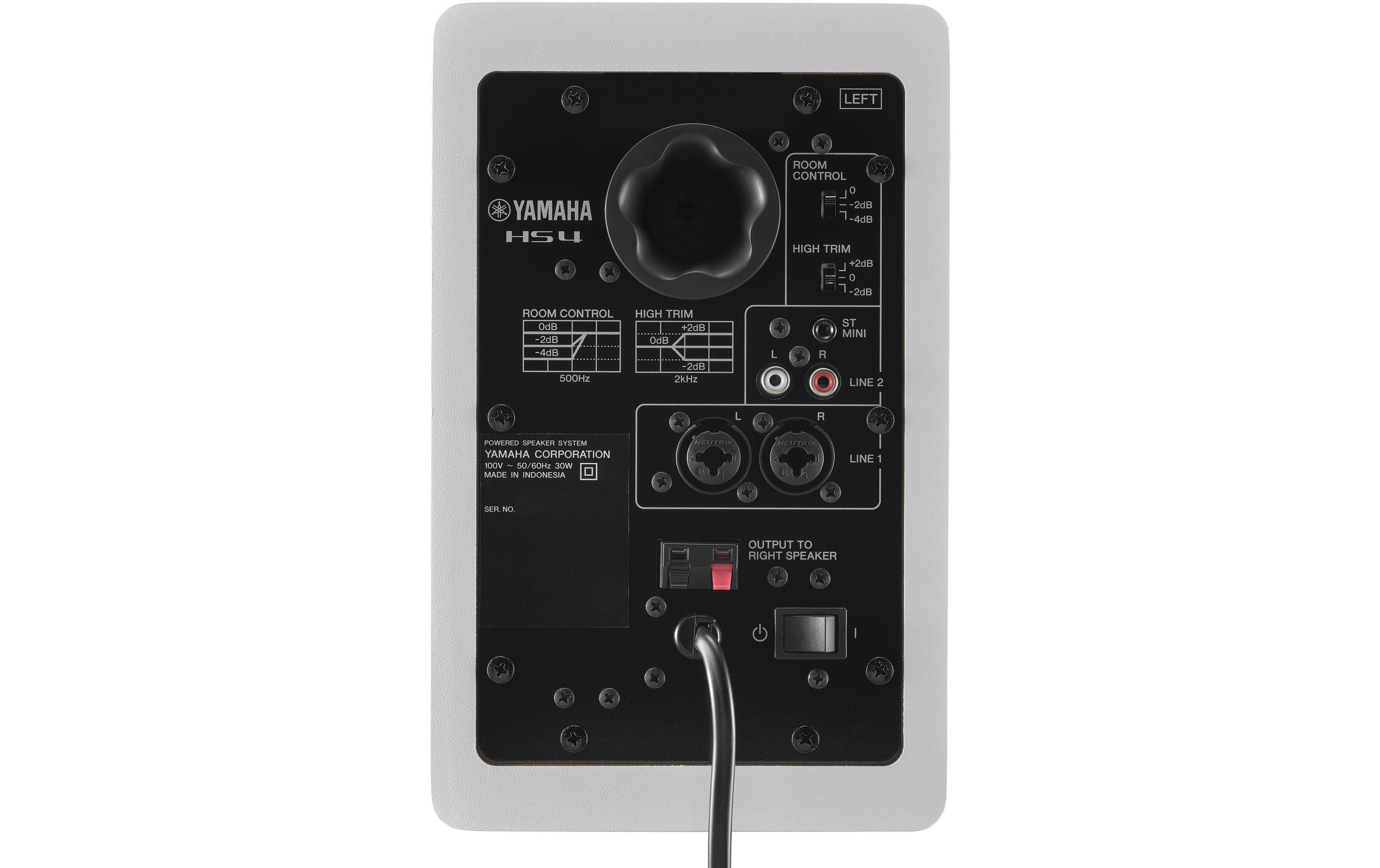 Yamaha Moniteurs de studio HS4 Blanc