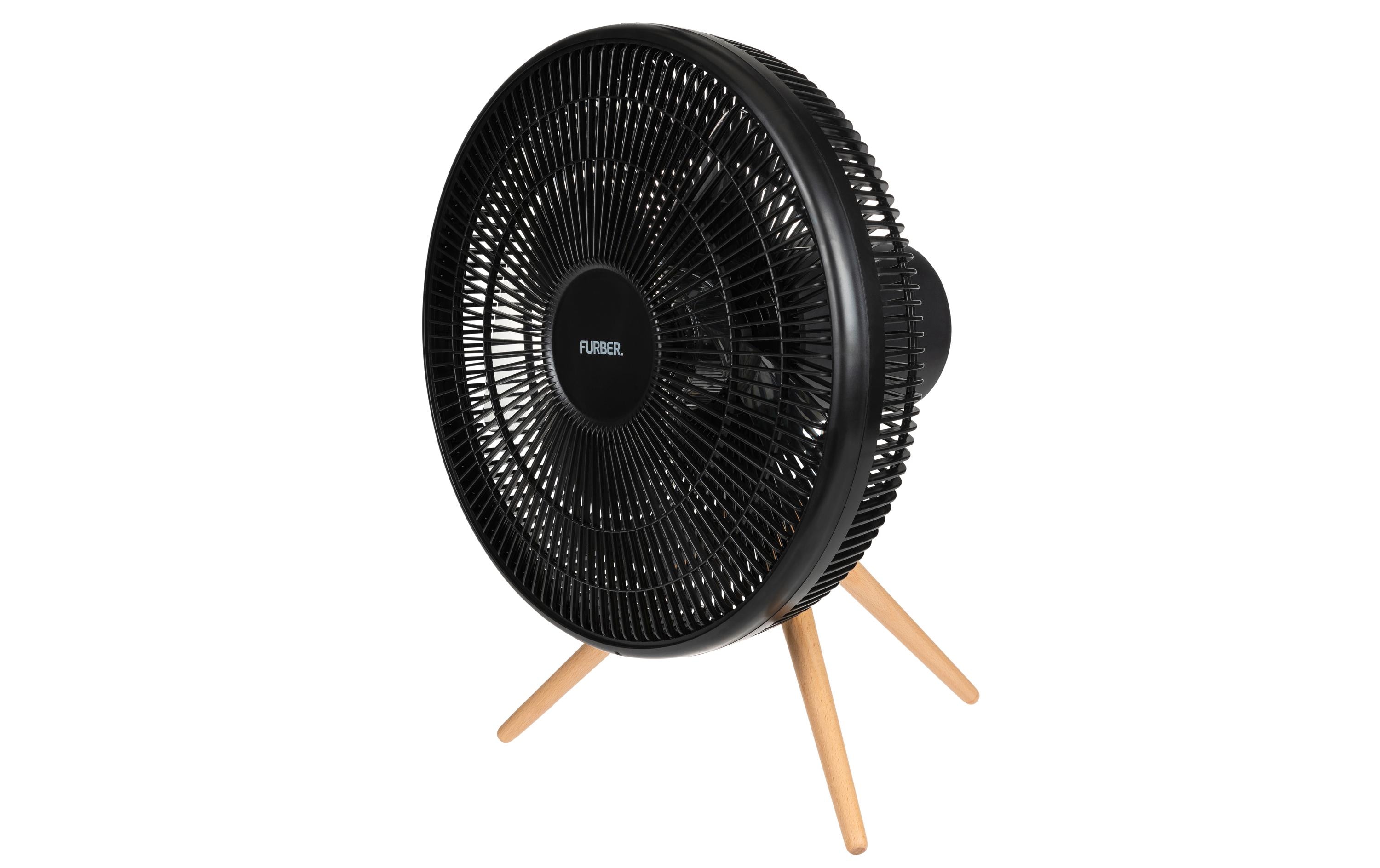FURBER Ventilateur au sol Vayu-Terra Noir