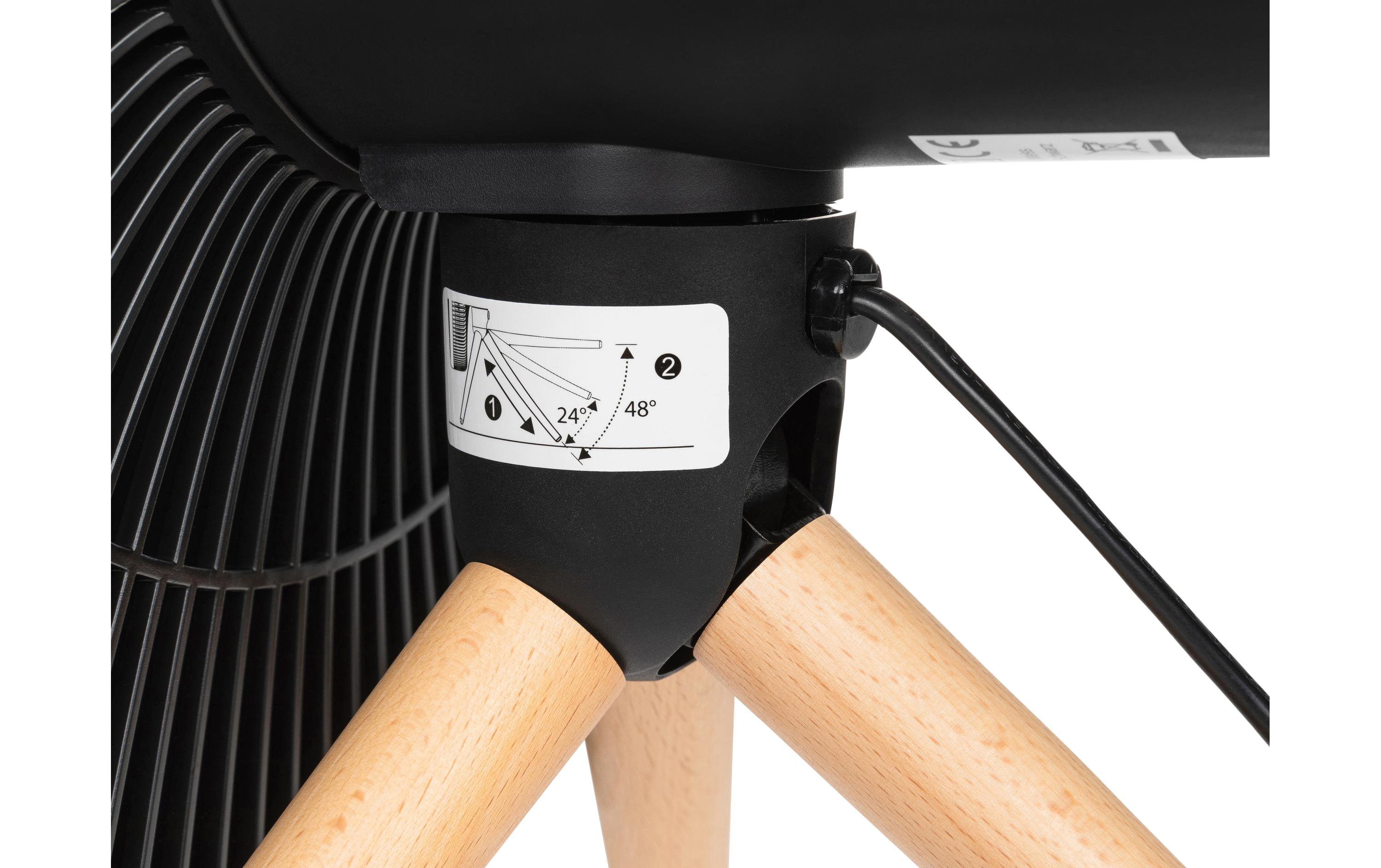 FURBER Ventilateur au sol Vayu-Terra Noir