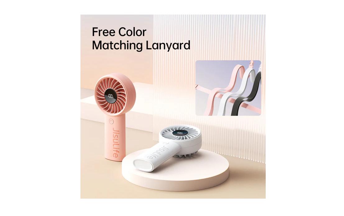 Jisulife Ventilateur à main Life4 Rose