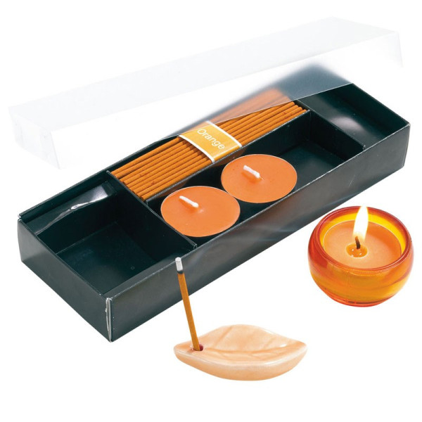 Set Parfum d'ambiance l'ambre d'orange
