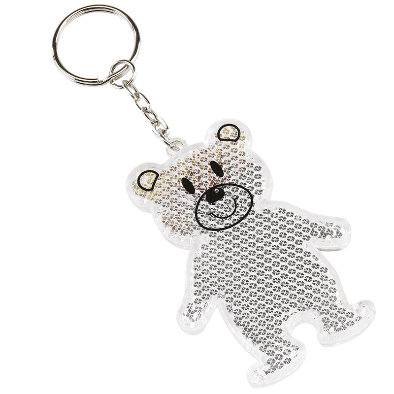 Porte-clés ourson blanc Neuf