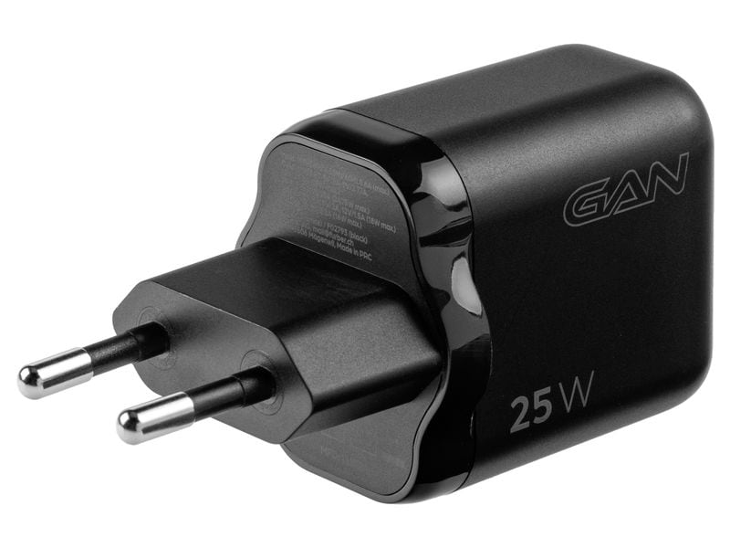 onit Chargeur mural USB Dual 1C1A 25 W GaN Noir