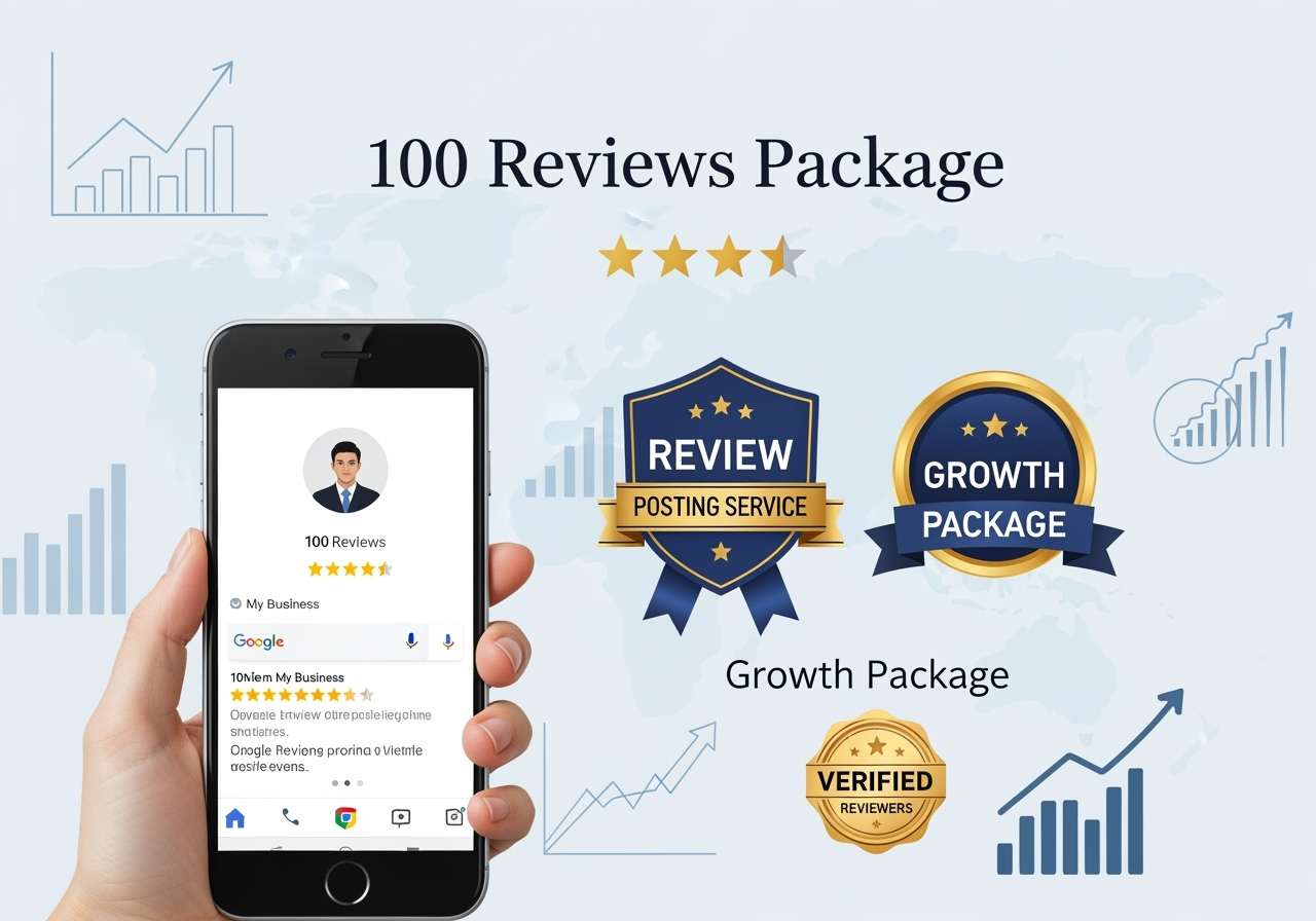 100 Google Review Posting Service
