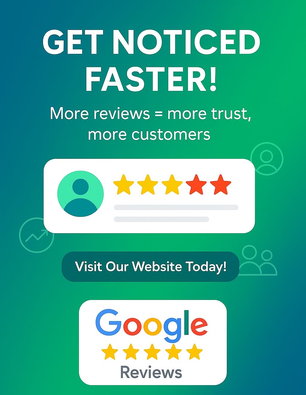 100 Google Review Posting Service