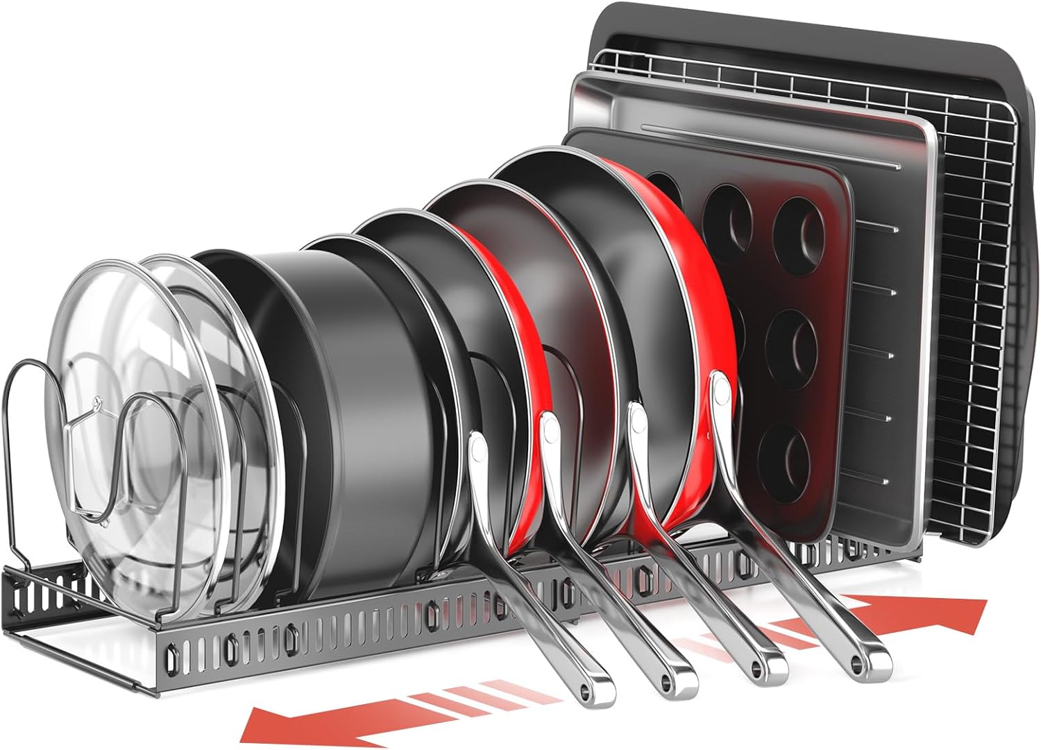 Expandable 12"-23" Kitchen Rack