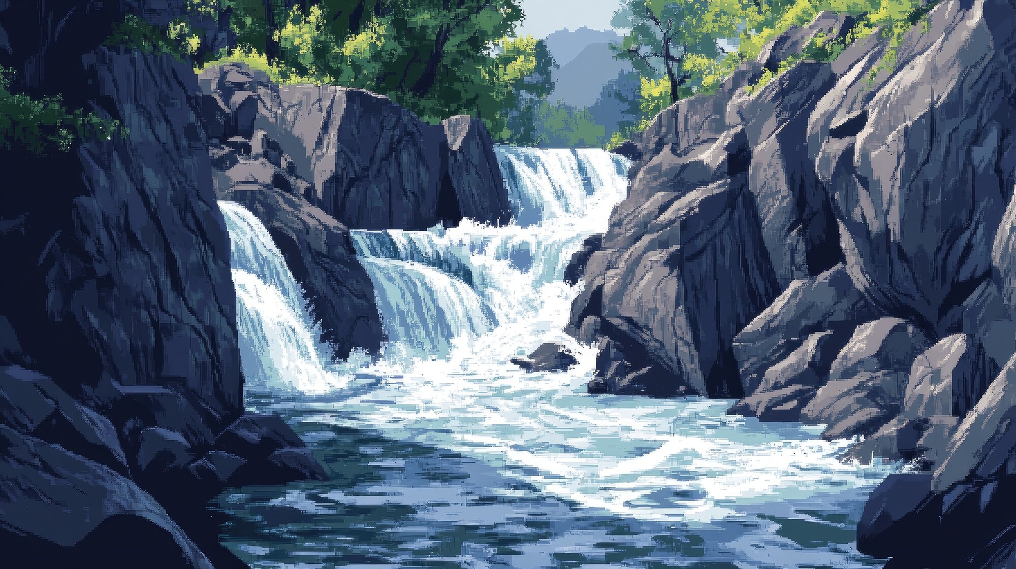 A Waterfall's Serenade