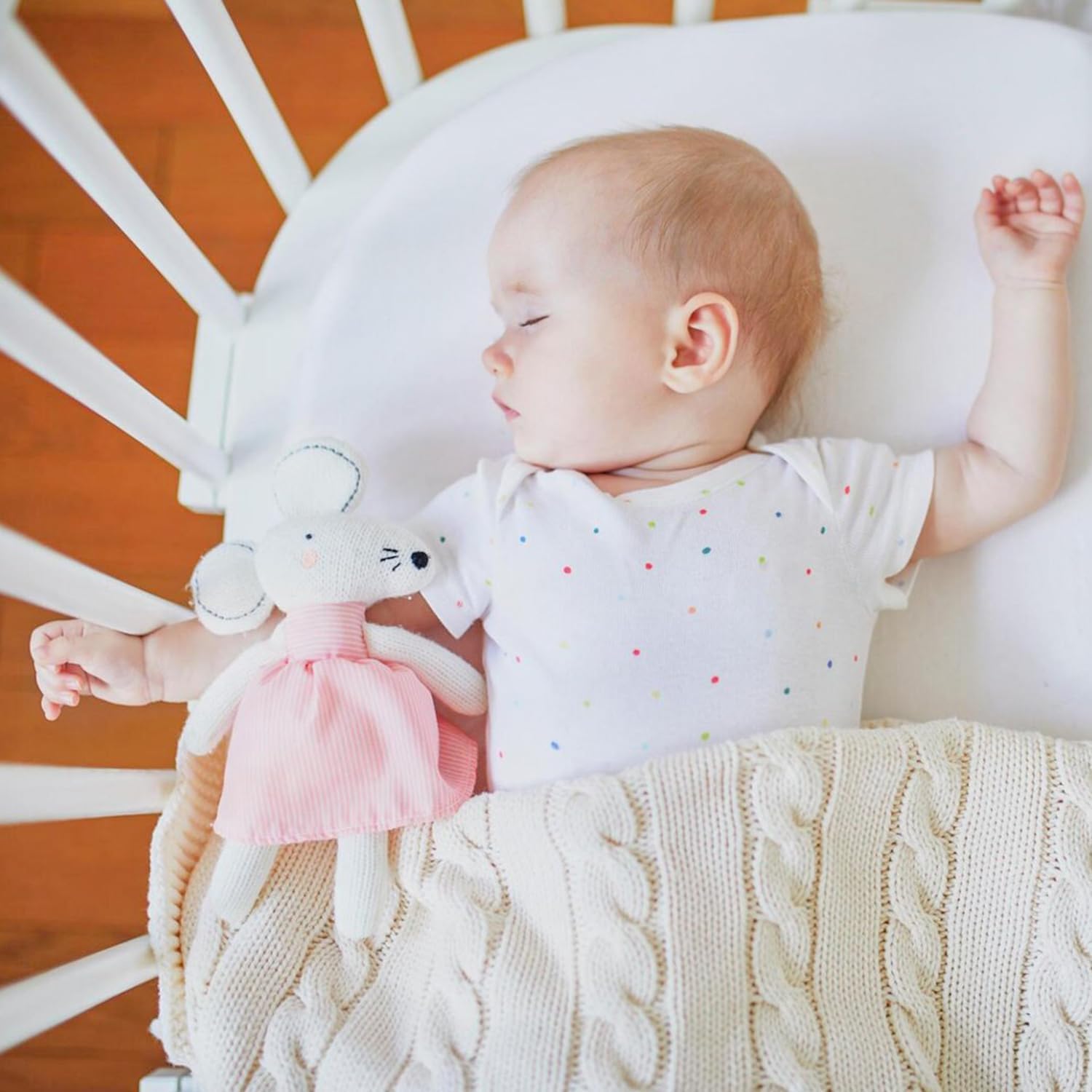 Lilly Belly Pack of 2 Organic Cotton Waterproof Crib Sheets 90x55 cm, 60x120 cm, 70x140 cm (White)