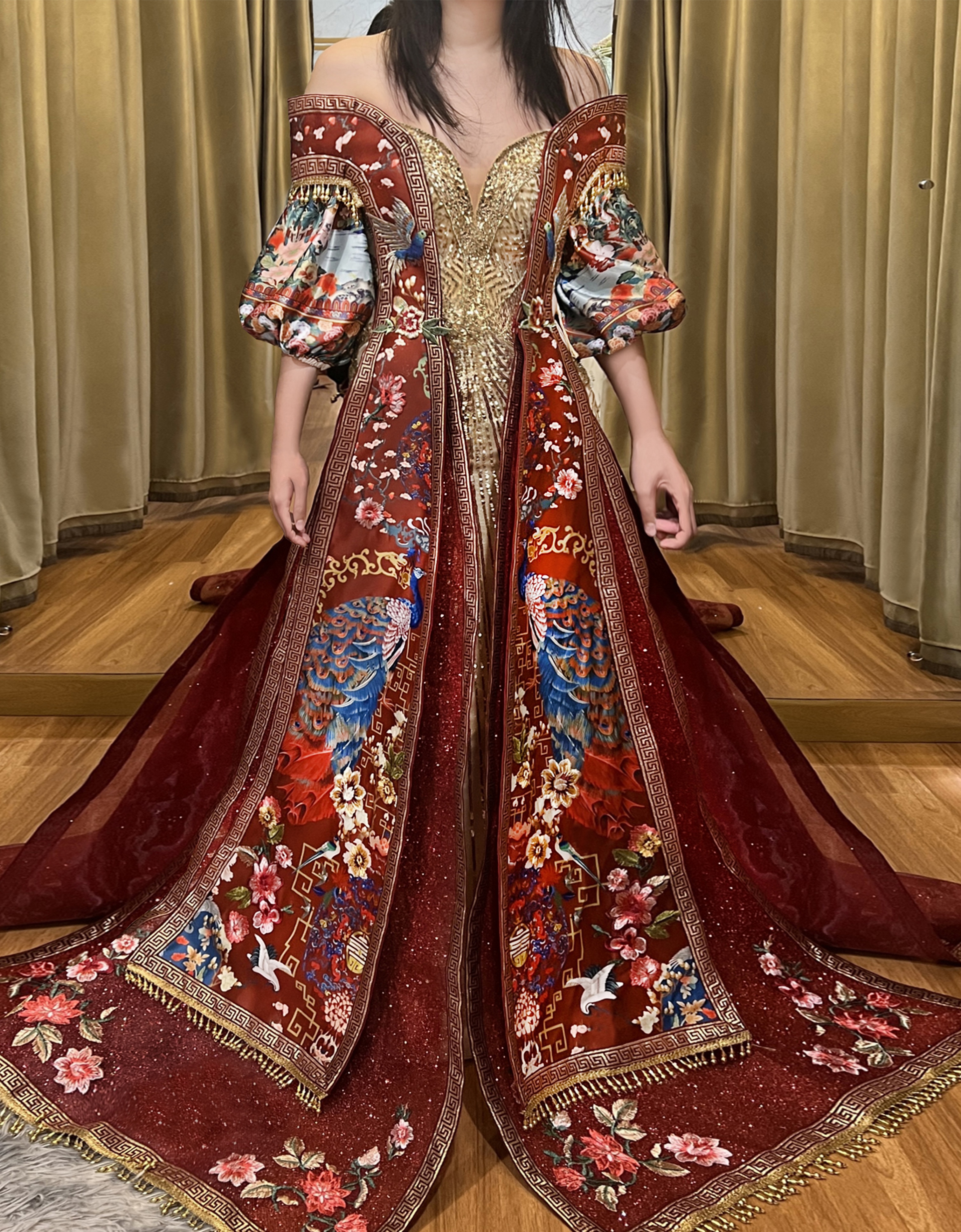 CC022 -  The Regal Winged Gown