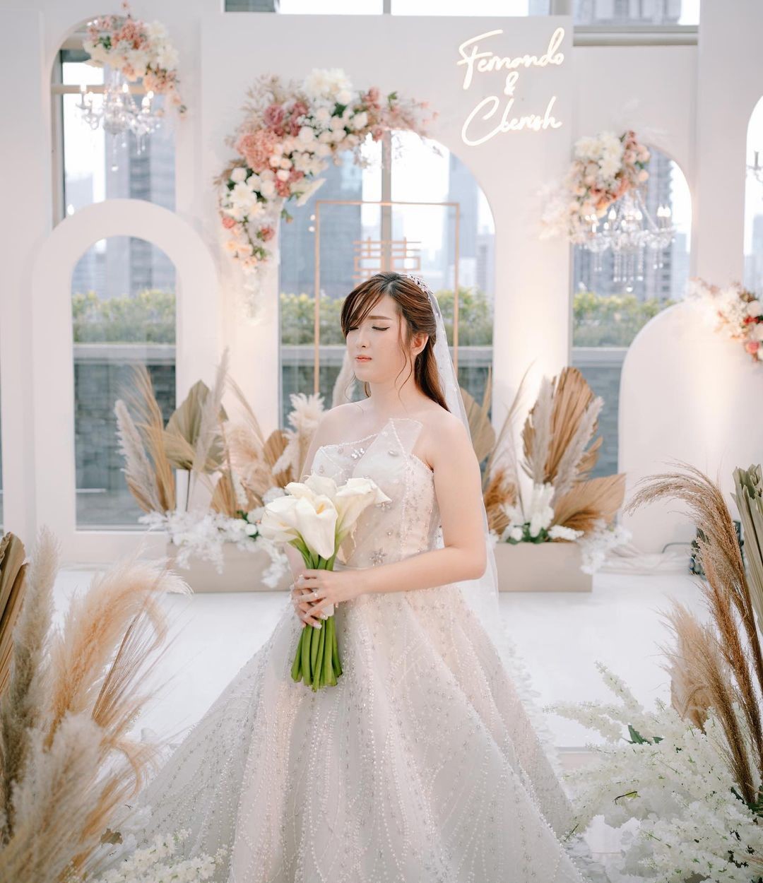 WC009 -  Luna Radiance: The Glow-in-the-Dark Ballgown with Long Outer Jacket