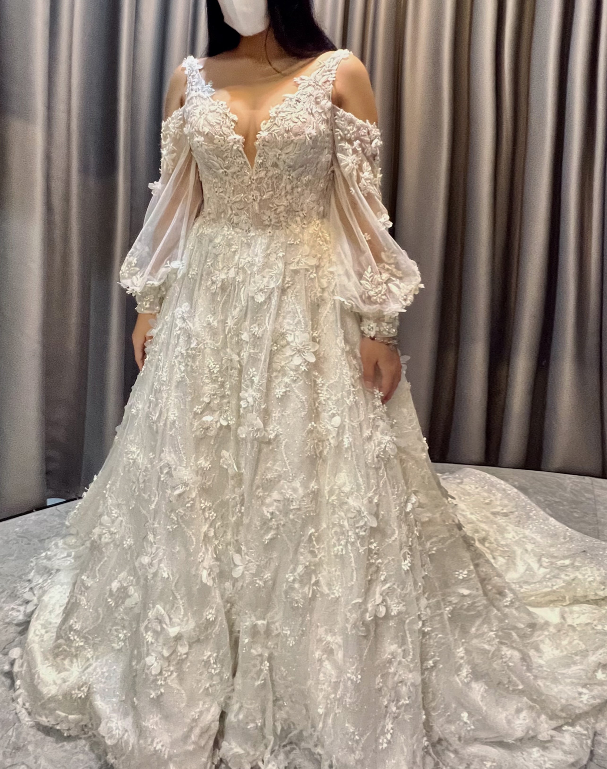 WC012 - Wildflower Waltz : The Bohemian Garden Gown