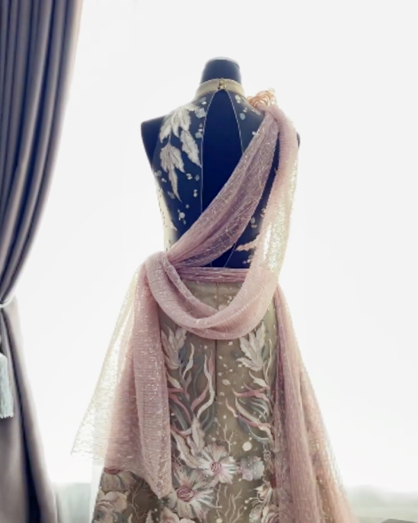 CC032 -  Blush Harmony: A Dance of Petals and Poise
