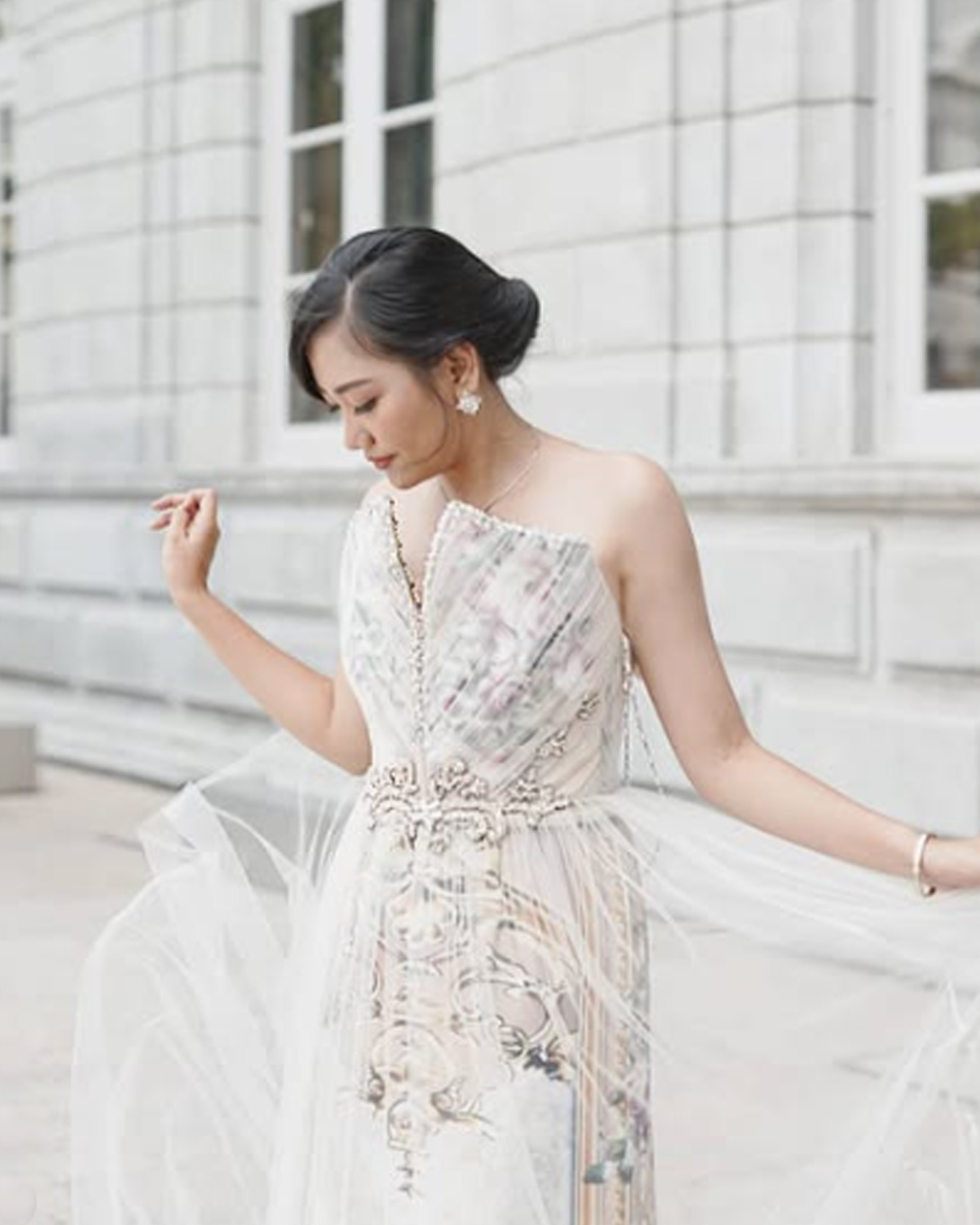 GC006 -  Baroque Reverie: A Gown of Opulence and Whimsy